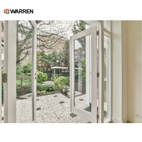 Warren 60x96 Indoor French Doors Glass With Double Narrow Doors Interior
