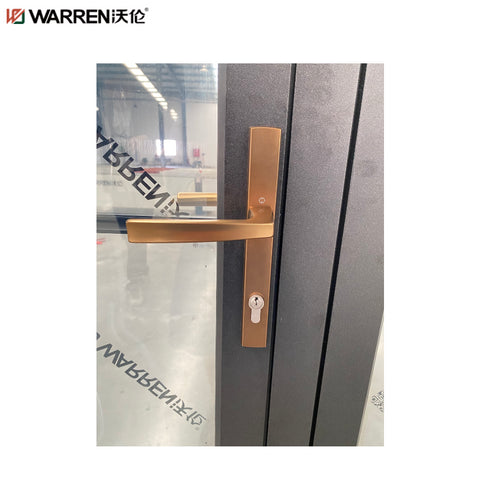 Warren 124x80 Modern Interior French Doors With Double Glass French Doors