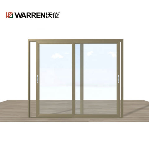 Warren NFRC cerfeiticate glass isolate made in China black aluminium residential sliding door