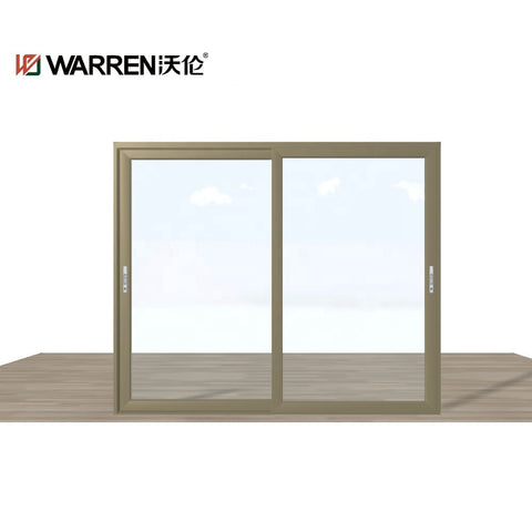 Warren NFRC cerfeiticate glass isolate made in China black aluminium residential sliding door