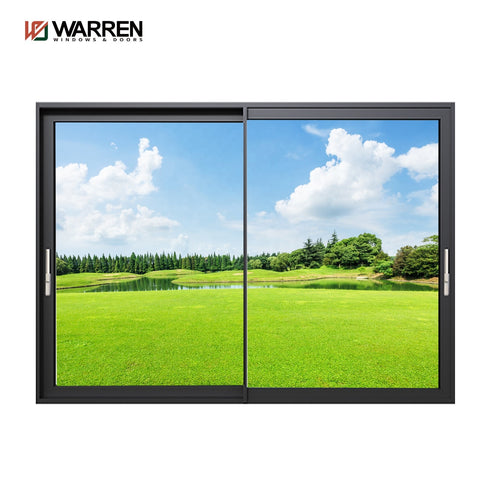Warren hot sale 6060 aluminum material glass sliding doors two or three panel sliding window