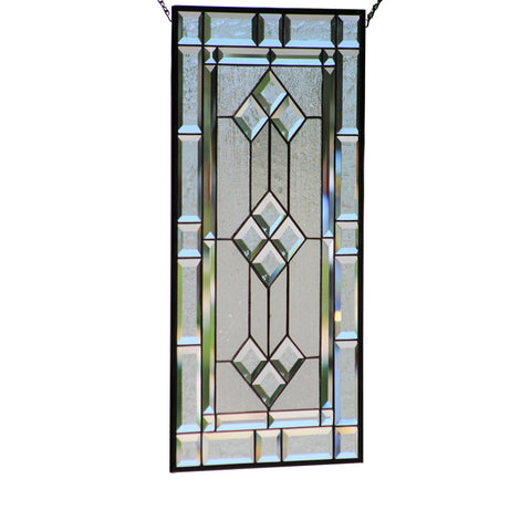 Warren bevelled glass windows China design NFRC Residential area Decorative door glass oval
