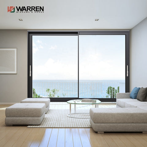 Warren 105 plexiglass sliding door flush modern design superb powder coating