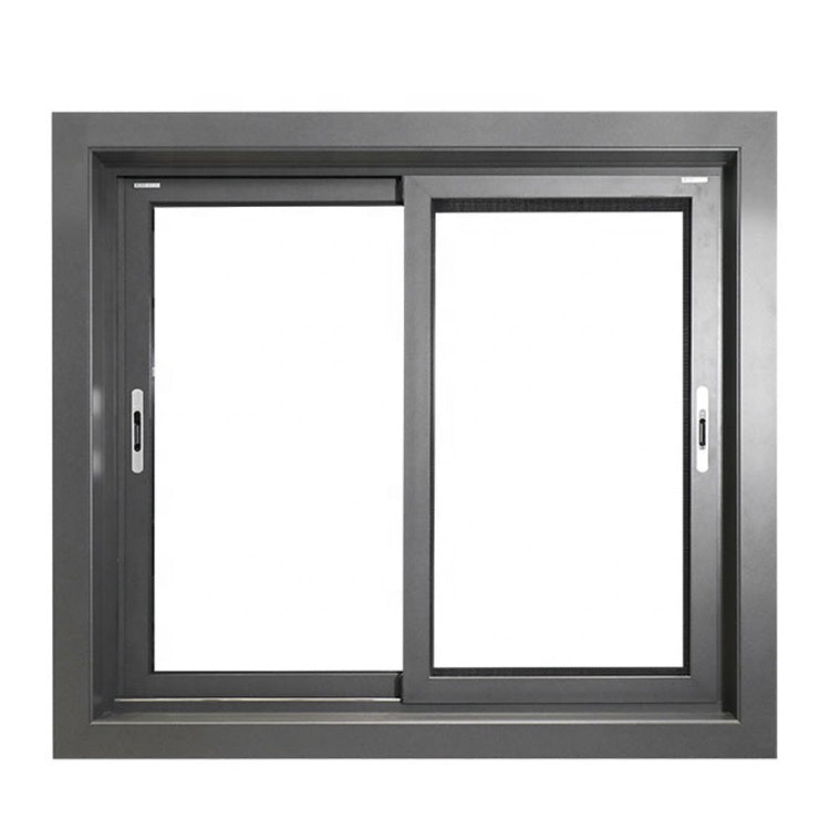6060 Window Warren 76 sliding window aluminium thermal break 6060-T66 fan shades f ...